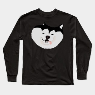 Super fluffy funny looking dog Long Sleeve T-Shirt